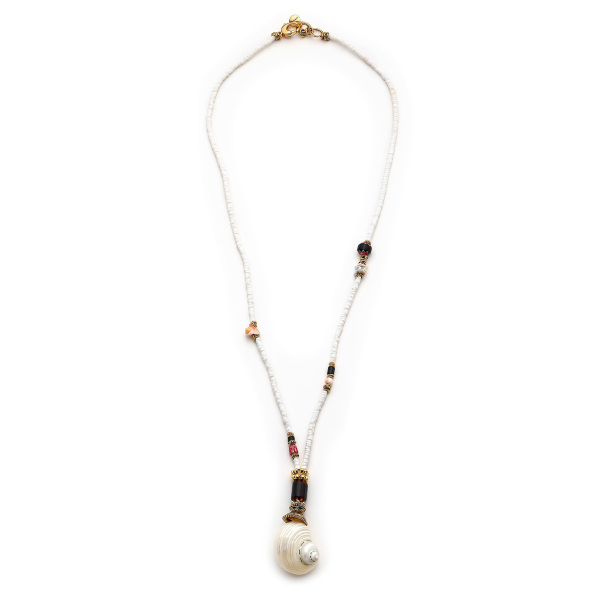 Shelly Deniz Kabuğu Charm Kolye - 1