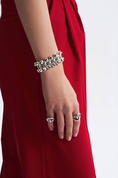 Shine Silver Plated Cuff Bracelet - 2