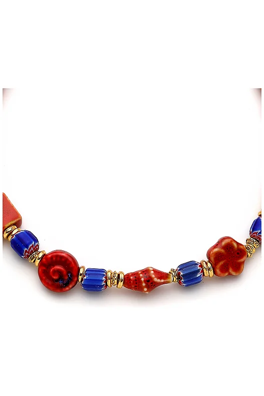 Sicilia Natural Stone Necklace - (1)