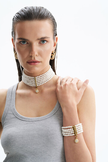 Sirius Pearl Evening Necklace 