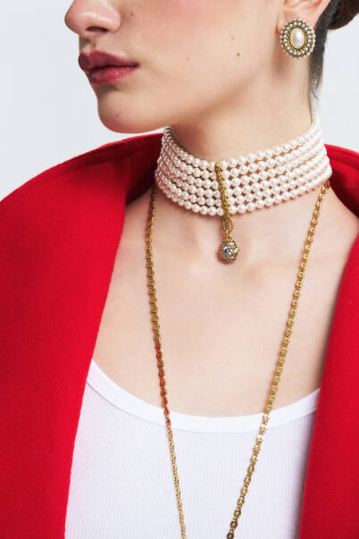 Sirius Pearl Evening Necklace - 3