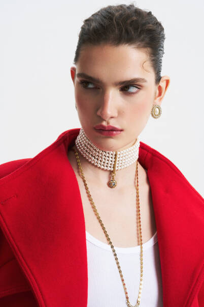 Sirius Pearl Evening Necklace - 7