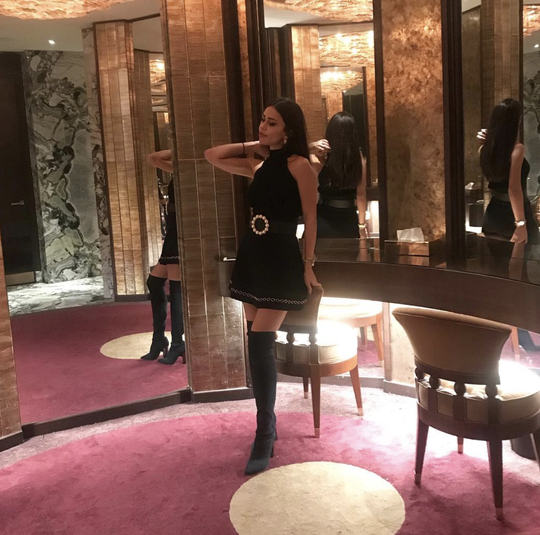 Black İnci Deri Kemer - (1)