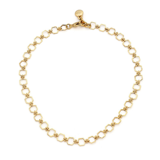 Slay Gold Plated Chain Necklace 