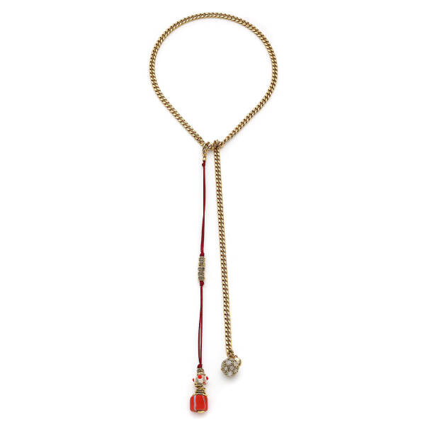 Smooth Gold Plated Chain Necklace - 1