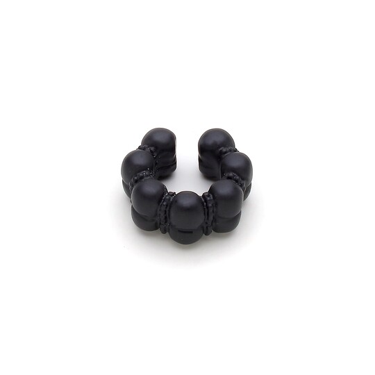 Sif Black Gold Plated Cartilage Earrings 