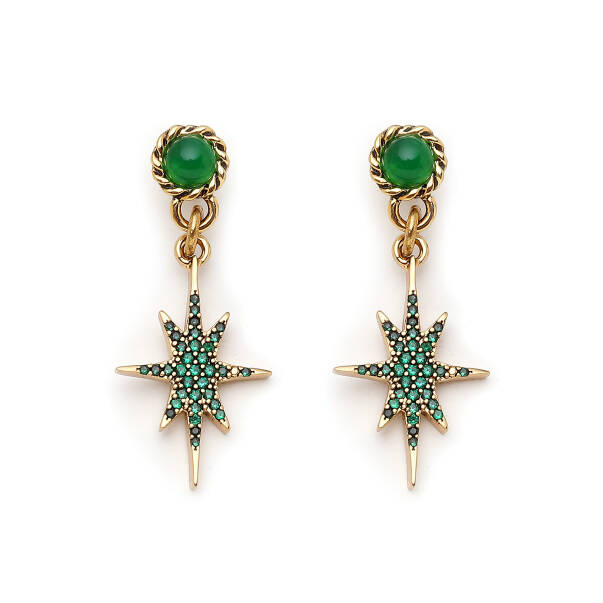 Soft Vision Star Charm Pinned Earrings - 1