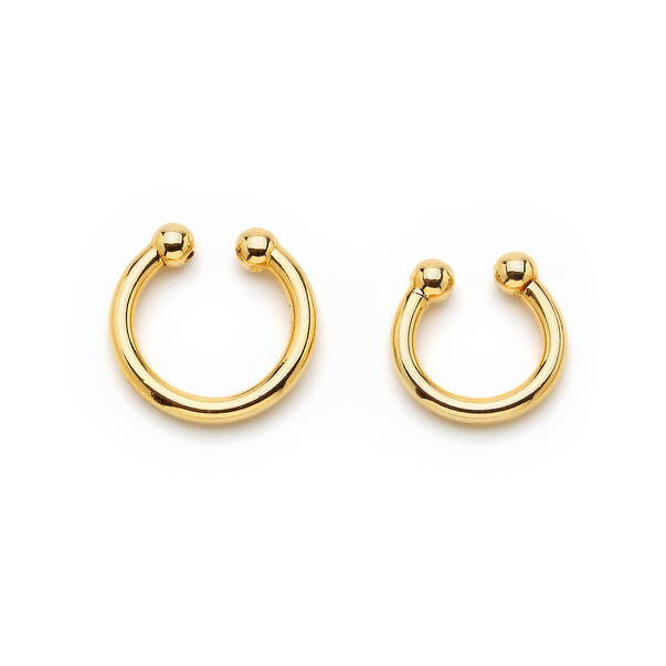 Sola Gold Plated Cartilage Earrings - 1