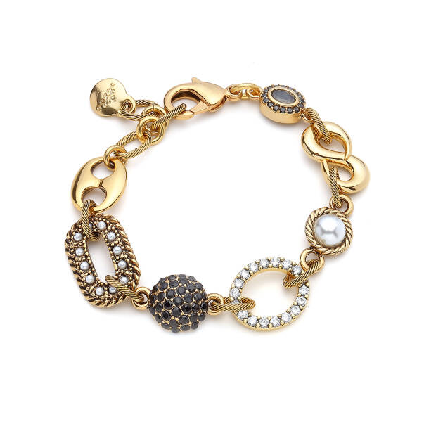 Solea Infinity Charm Gold Plated Bracelet - 1