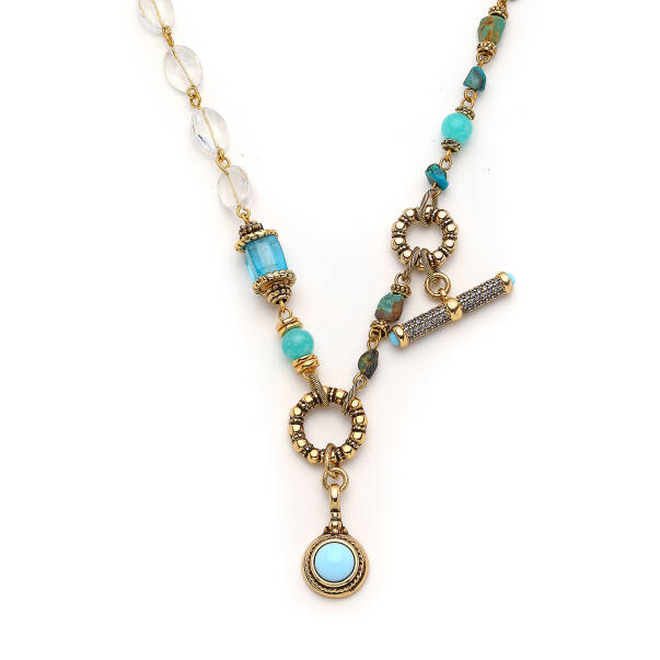 Solmar Zircon Charm Gold Plated Necklace - 3