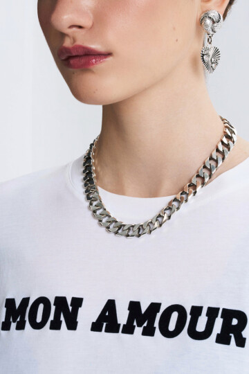 Sonic Kalp Charm Gümüş Kaplama Klipsli Küpe - (1)