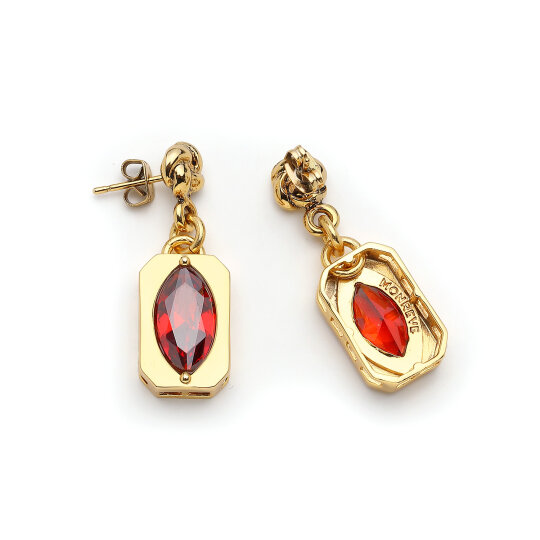 Sorrel Eye Charm Gold Plated Pinned Earring - (1)