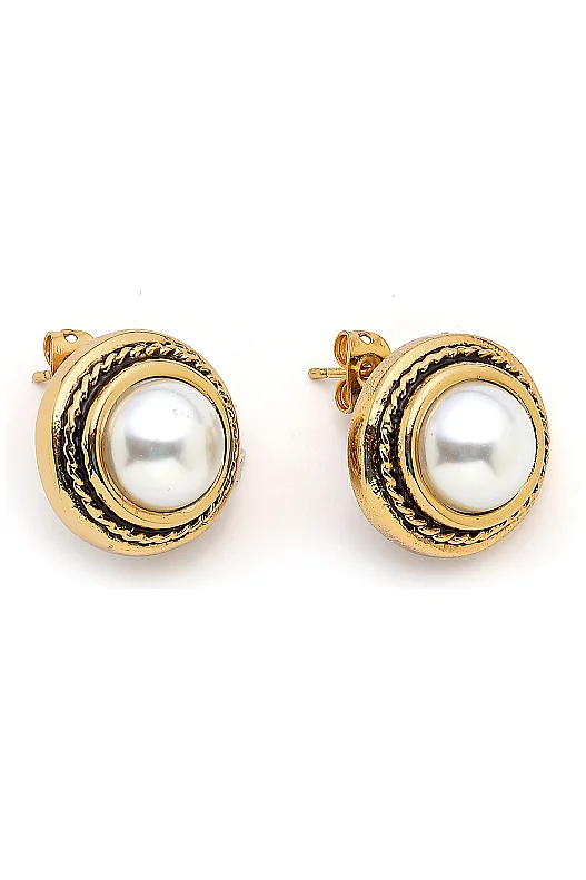 Soulfull Pearl Pinned Earrings 