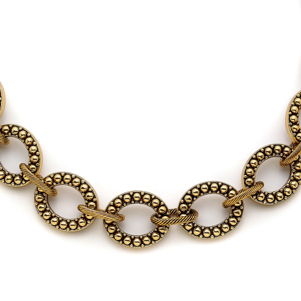 Spark Gold Plated Necklace - 5