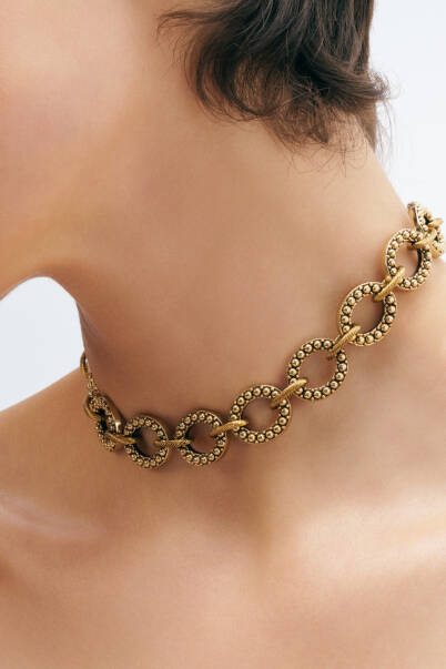 Spark Gold Plated Necklace - 3