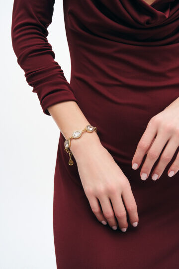 Sparkly Hour Zircon Bracelet - (1)