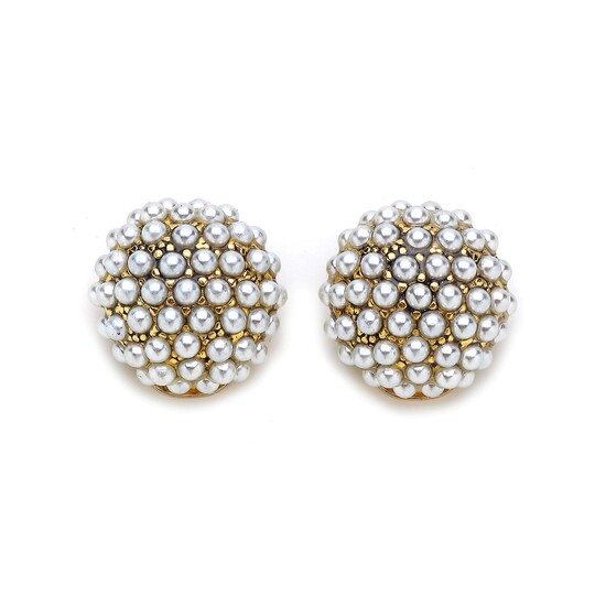 Sparrox Pearl Clip-On Earrings 
