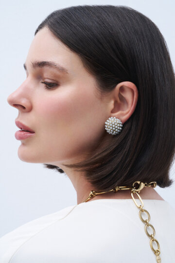 Sparrox Pearl Clip-On Earrings 