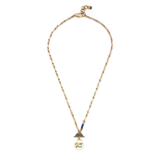 Spirit Angel Wings Charm Chain Necklace - 1