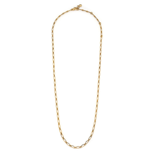 Streamline Gold Plated Chain Necklace 