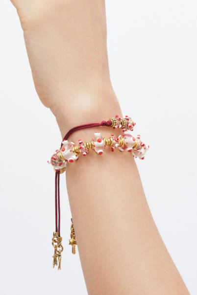Summer Dots Anahtar Yıldız Nal Charm İp Bilezik - 1