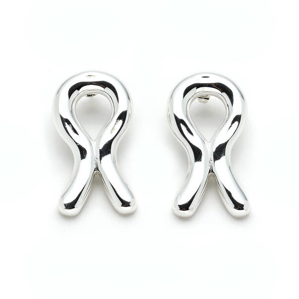 Sylvan Silver Plated Pinned Earrings
