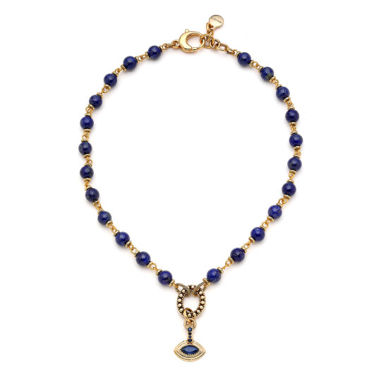 Tender Gaze Lapis Necklace - 