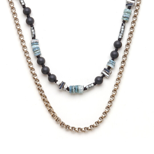 THE ZEBRA KOLYE SET