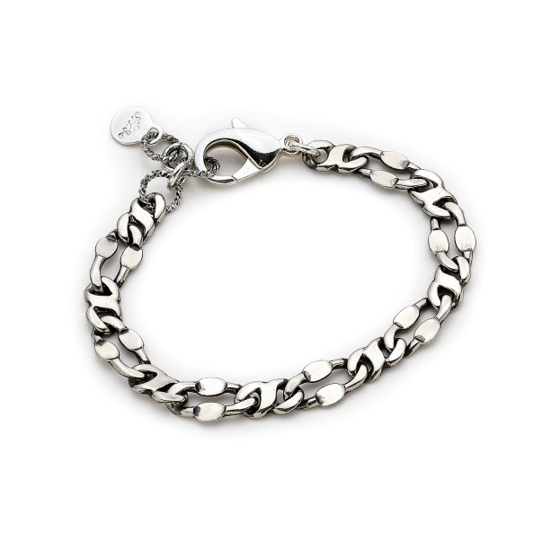 Thunder Silver Plated Chain Bracelet - 1