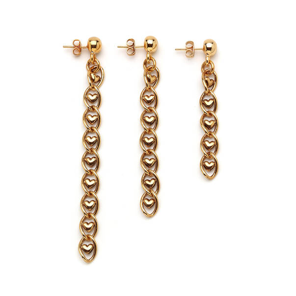 Thyra Dold Plated Chain Earrings - 1