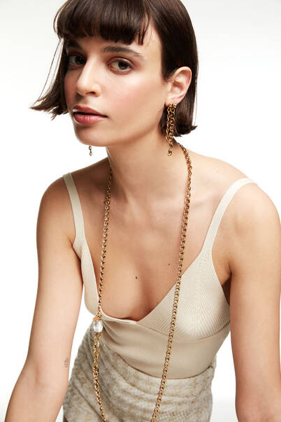 Thyra Dold Plated Chain Earrings - 2