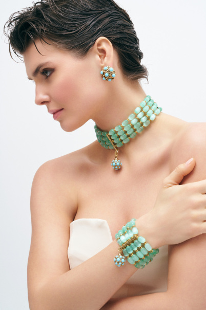 Tidal Glow Turquoise Natural Stone Bracelet - 3