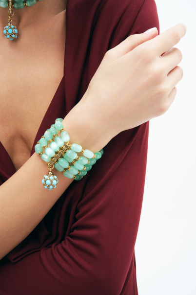 Tidal Glow Turquoise Natural Stone Bracelet - 2