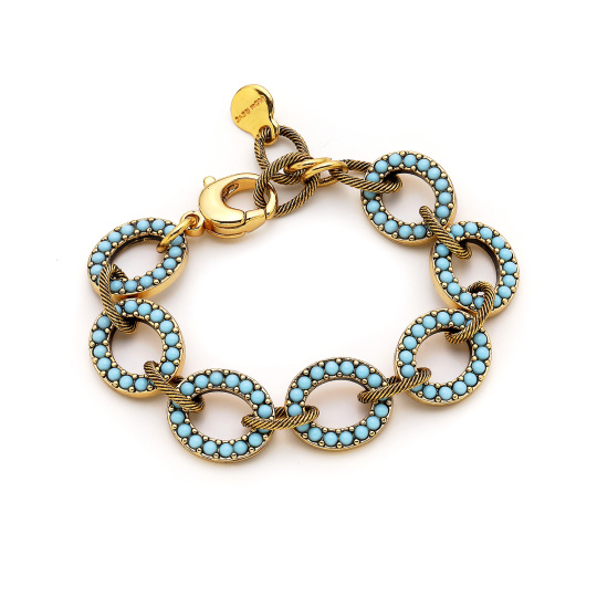 Turquoise Drift Natural Stone Bracelet 