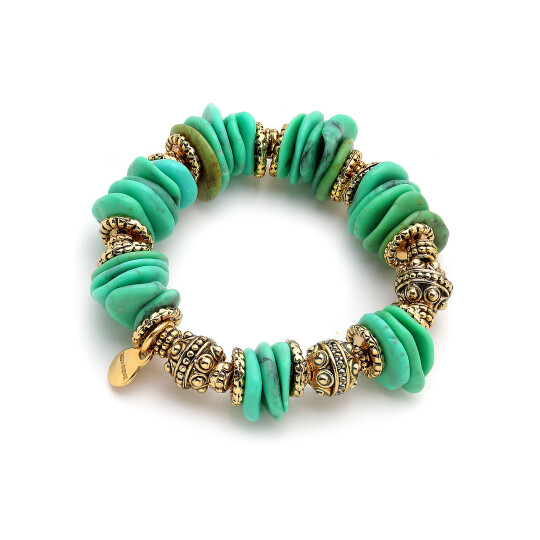 Turquoise Drift Natural Stone Bracelet 