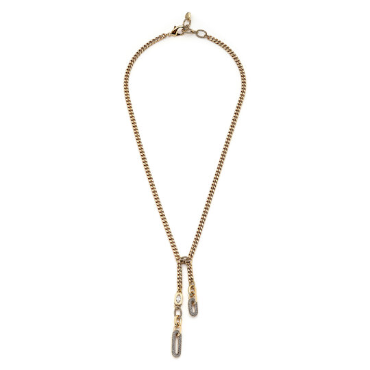 United Roads Gold Plated Chain Necklace - 