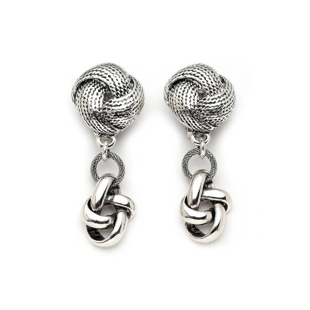 Universe Silver Plated Clip-on Earrings - 1