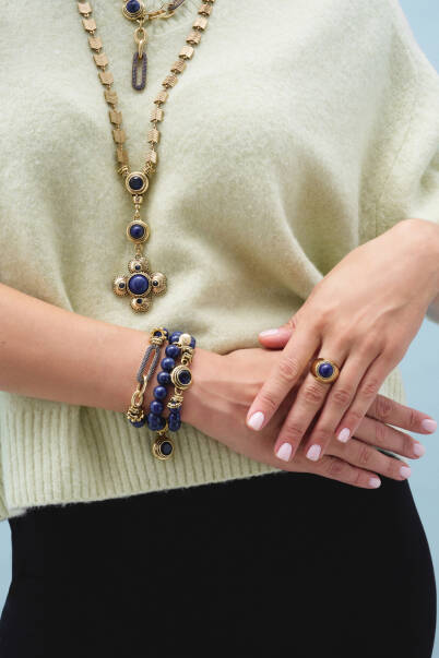 Vein Lapis Bracelet - 5