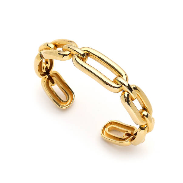 Veloria Gold Plated Cuff Bracelet - 1