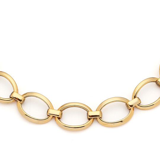 Vibe Gold Plated Chain Necklace - (1)