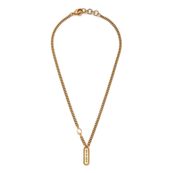 Vireya Gold Plated Chain Necklace - 1