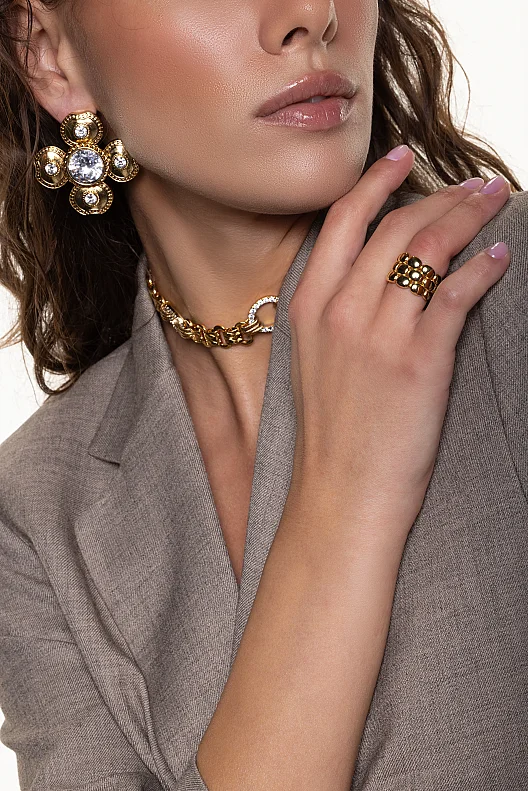 Vitala Gold Plated Chain Necklace - (1)