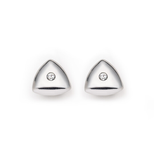 Vixen Silver Plated Pinned Earrings - 