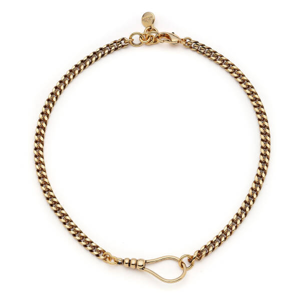 Warrior Gold Plated Chain Necklace - 1