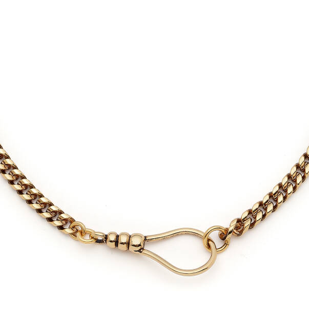 Warrior Gold Plated Chain Necklace - 4