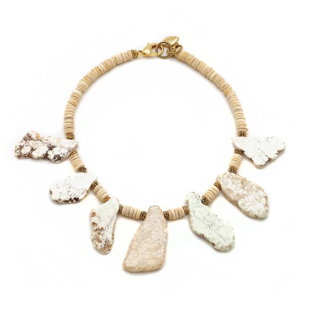Waves Natural Stone Necklace - 1