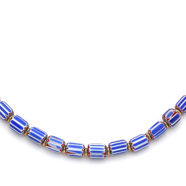 Wild Lagoon Glass Bead Necklace - 4