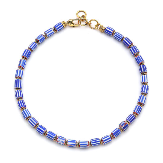 Wild Lagoon Glass Bead Necklace 