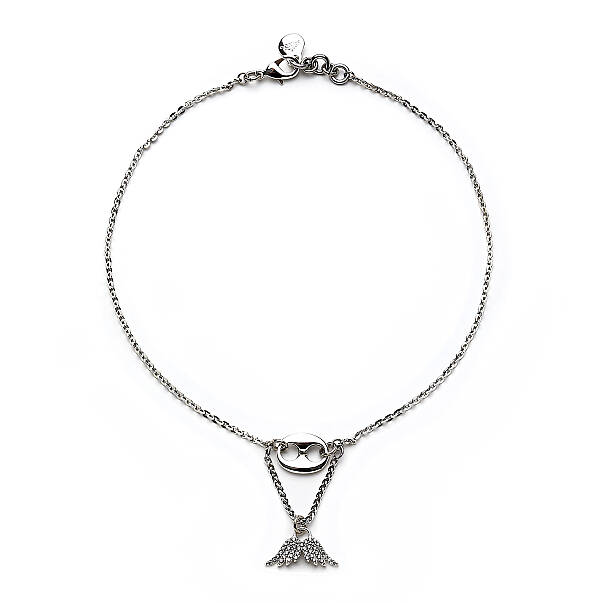 Wings Wing Charm Silver Plated Chain Necklace - 1