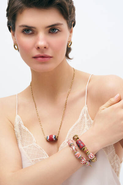 Woman Gold Plated Pinned Earrings - 7
